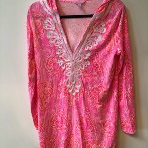 Lilly Pulitzer beach top hoodie